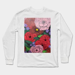 Painted Roses Long Sleeve T-Shirt